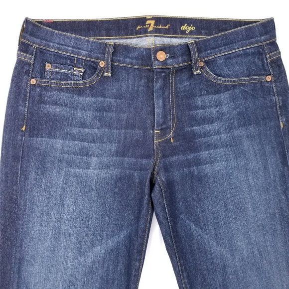 7FAMK 7 For All Mankind DOJO Jeans Dark Wash 31 - Picture 2 of 8
